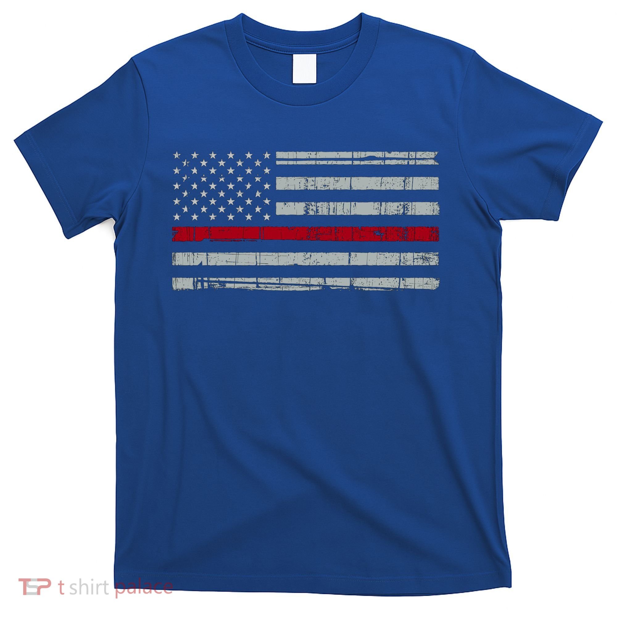 Cool Gift Firefighter Thin Red Line Flag T-Shirt
