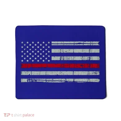 Cool Gift Firefighter Thin Red Line Flag Mousepad