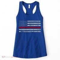 Cool Gift Firefighter Thin Red Line Flag Women's Tank Top thumb 0