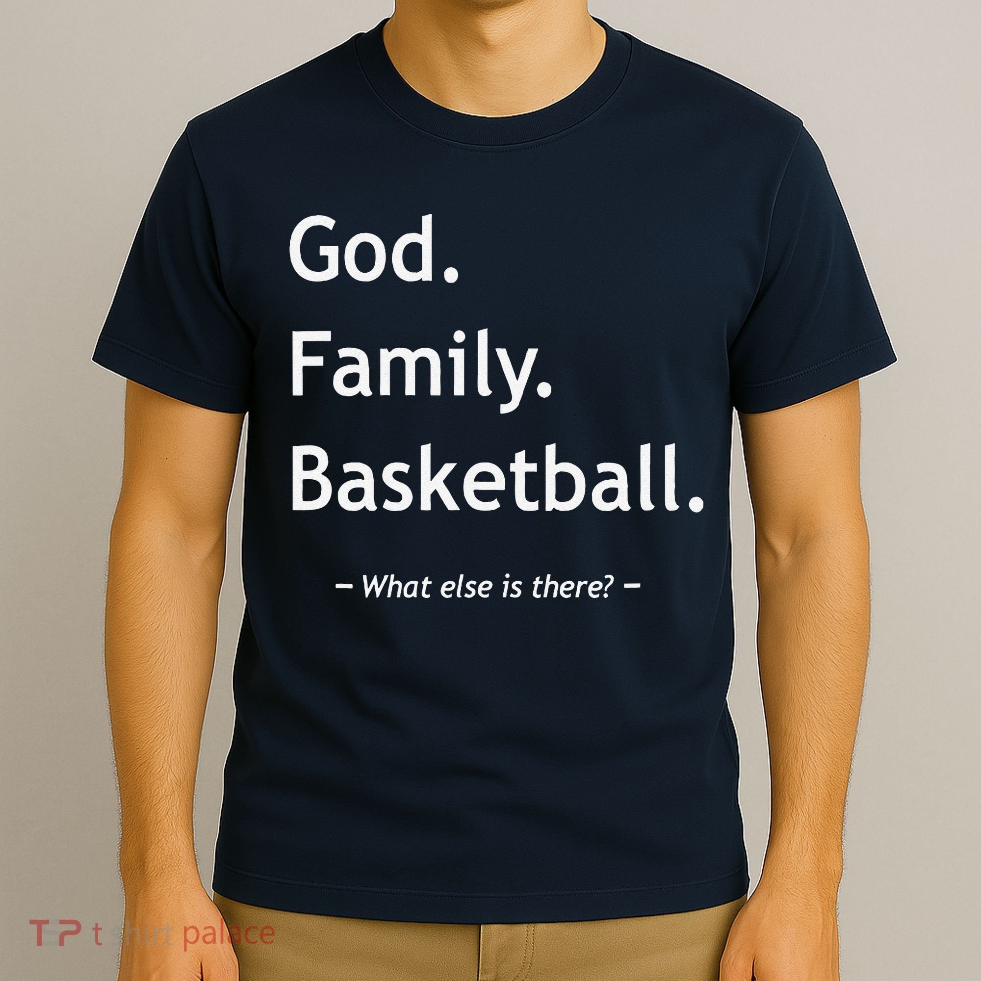 Christian God Family Basketball Jesus Christ Christianity T-Shirt