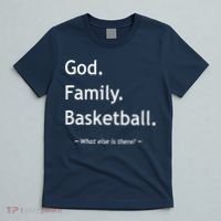 Christian God Family Basketball Jesus Christ Christianity T-Shirt thumb 5