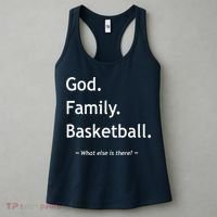 Christian God Family Basketball Jesus Christ Christianity Women's Tank Top thumb 3