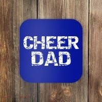 Cheerleading Gift For Men Cheerleader Father Idea Cheer Dad Meaningful Gift Coaster thumb 0