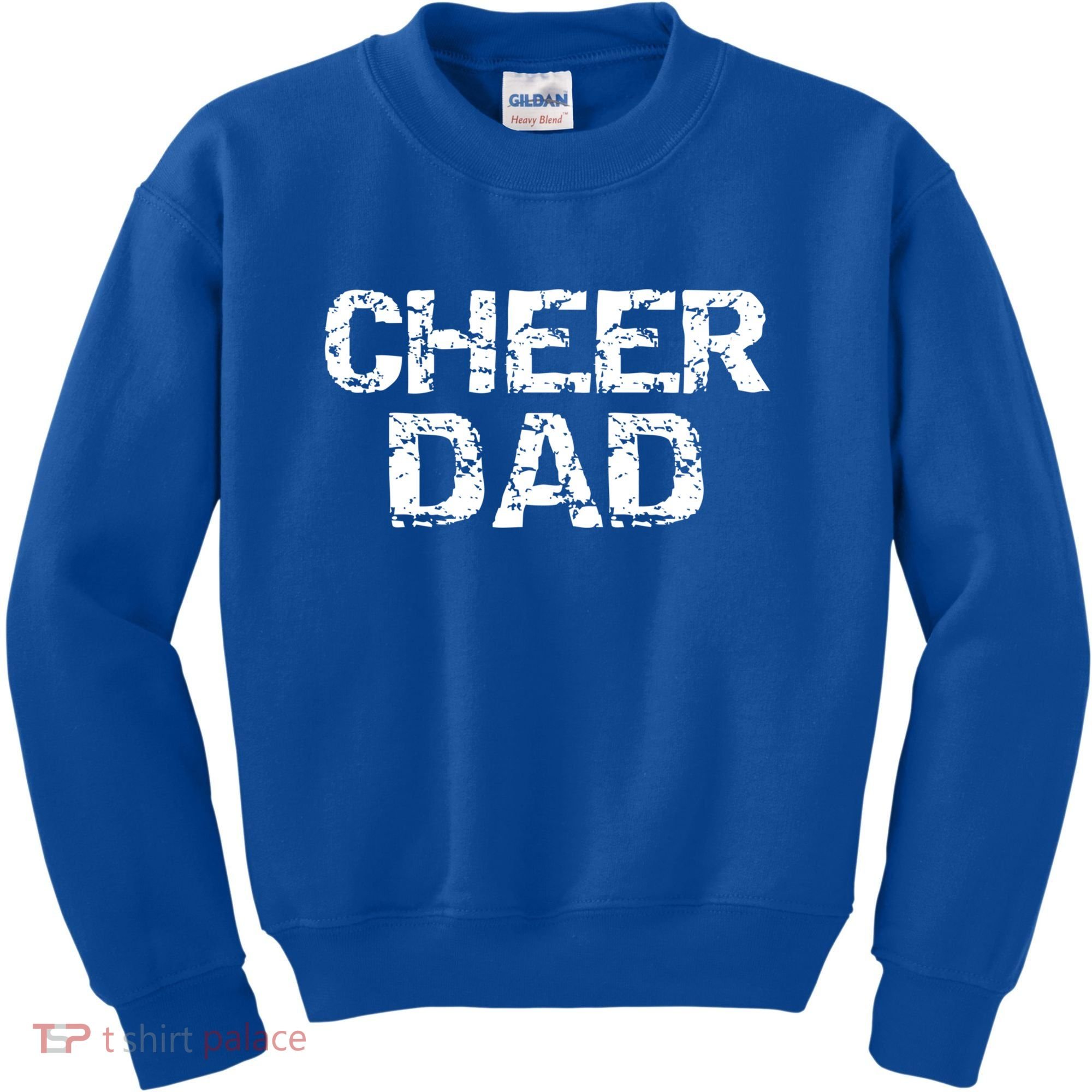 Cheerleading Gift For Men Cheerleader Father Idea Cheer Dad Meaningful Gift Kids Sweatshirt