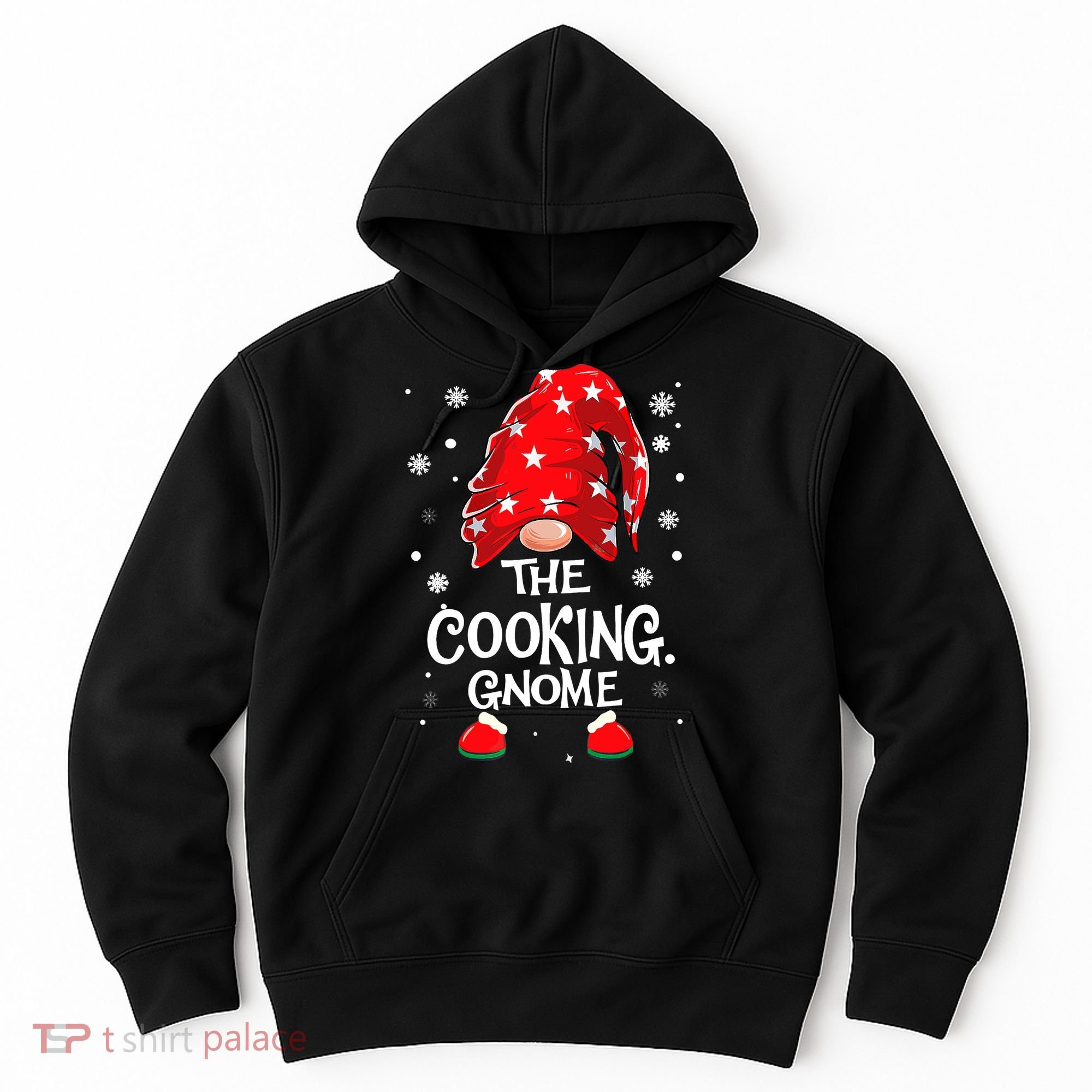 Cooking Gnome Funny Chef Matching Family Christmas Pajama Hoodie