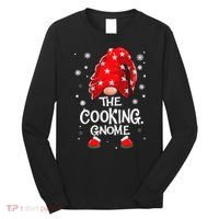 Cooking Gnome Funny Chef Matching Family Christmas Pajama Long Sleeve Shirt thumb 0