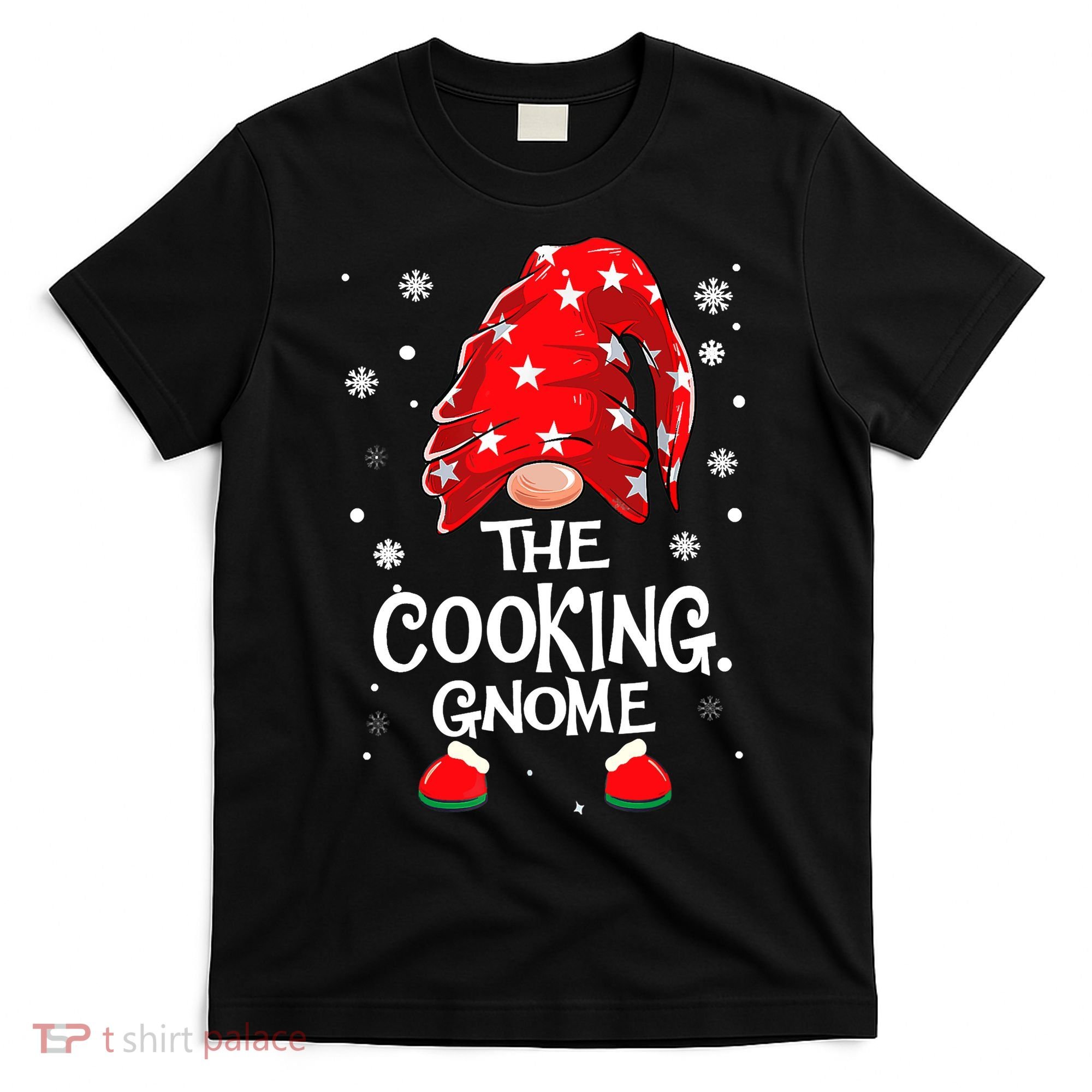 Cooking Gnome Funny Chef Matching Family Christmas Pajama T-Shirt