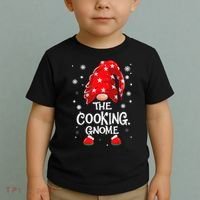 Cooking Gnome Funny Chef Matching Family Christmas Pajama Toddler T-Shirt thumb 2
