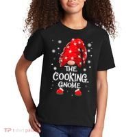 Cooking Gnome Funny Chef Matching Family Christmas Pajama Kids T-Shirt thumb 2