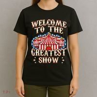 Circus Gifts For Party Ringmaster Carnival Strongman Tamer T-Shirt thumb 4