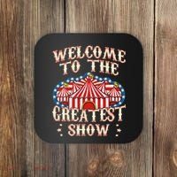 Circus Gifts For Party Ringmaster Carnival Strongman Tamer Coaster thumb 0