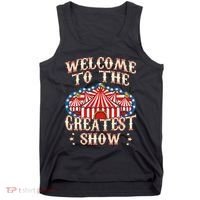 Circus Gifts For Party Ringmaster Carnival Strongman Tamer Tank Top thumb 0