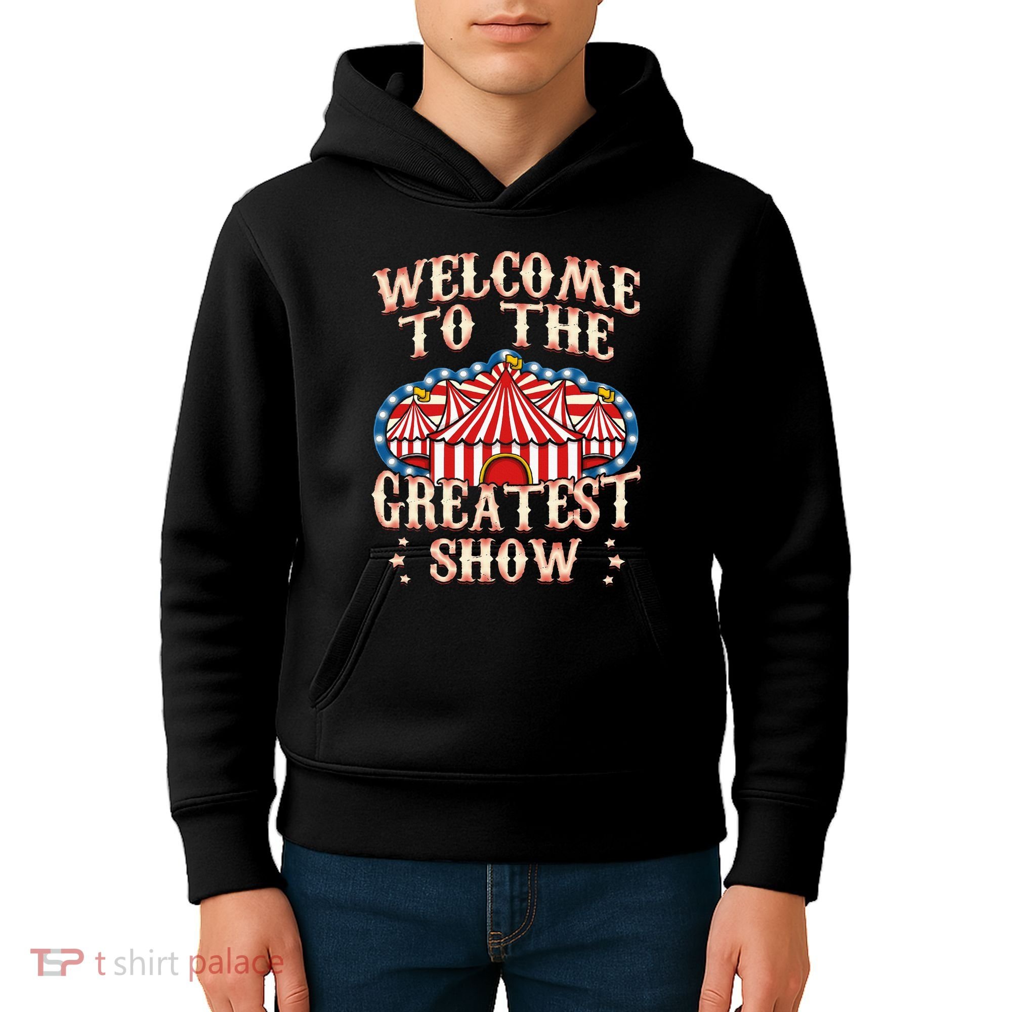 Circus Gifts For Party Ringmaster Carnival Strongman Tamer Kids Hoodie