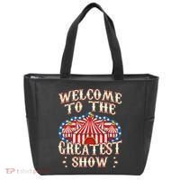 Circus Gifts For Party Ringmaster Carnival Strongman Tamer Tote Bag thumb 0