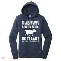 Cool Goats For Women Girl Goat Whisperer Pygmy Goat Animal Women's Hoodie thumb 0