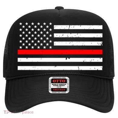 Cool Gift Firefighter Thin Red Line Flag Gift Hat