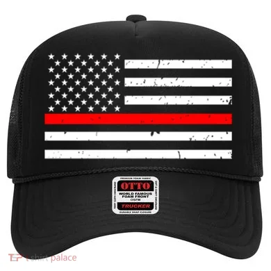 Cool Gift Firefighter Thin Red Line Flag Gift Hat