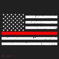 Cool Gift Firefighter Thin Red Line Flag Gift Golf Towel thumb 3