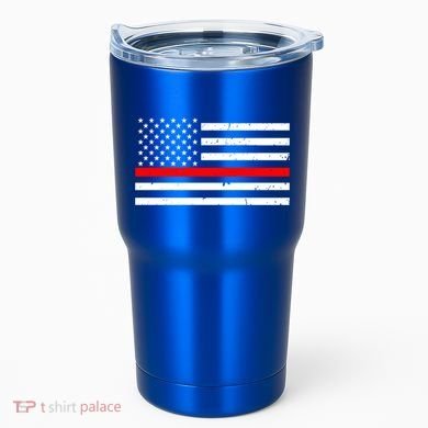 Cool Gift Firefighter Thin Red Line Flag Gift Tumbler