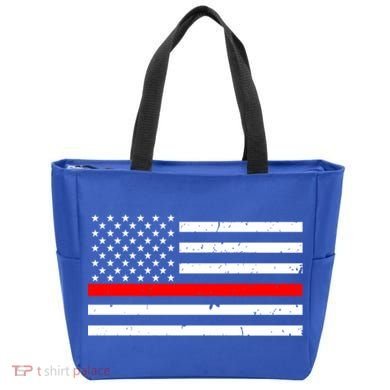 Cool Gift Firefighter Thin Red Line Flag Gift Tote Bag