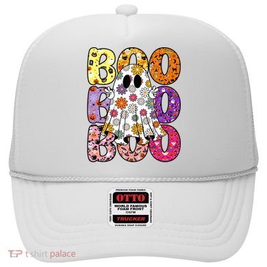 Cute Ghost Floral Boo Halloween Boy Girl Ghost Spooky Season Hat