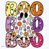 Cute Ghost Floral Boo Halloween Boy Girl Ghost Spooky Season Hat thumb 2