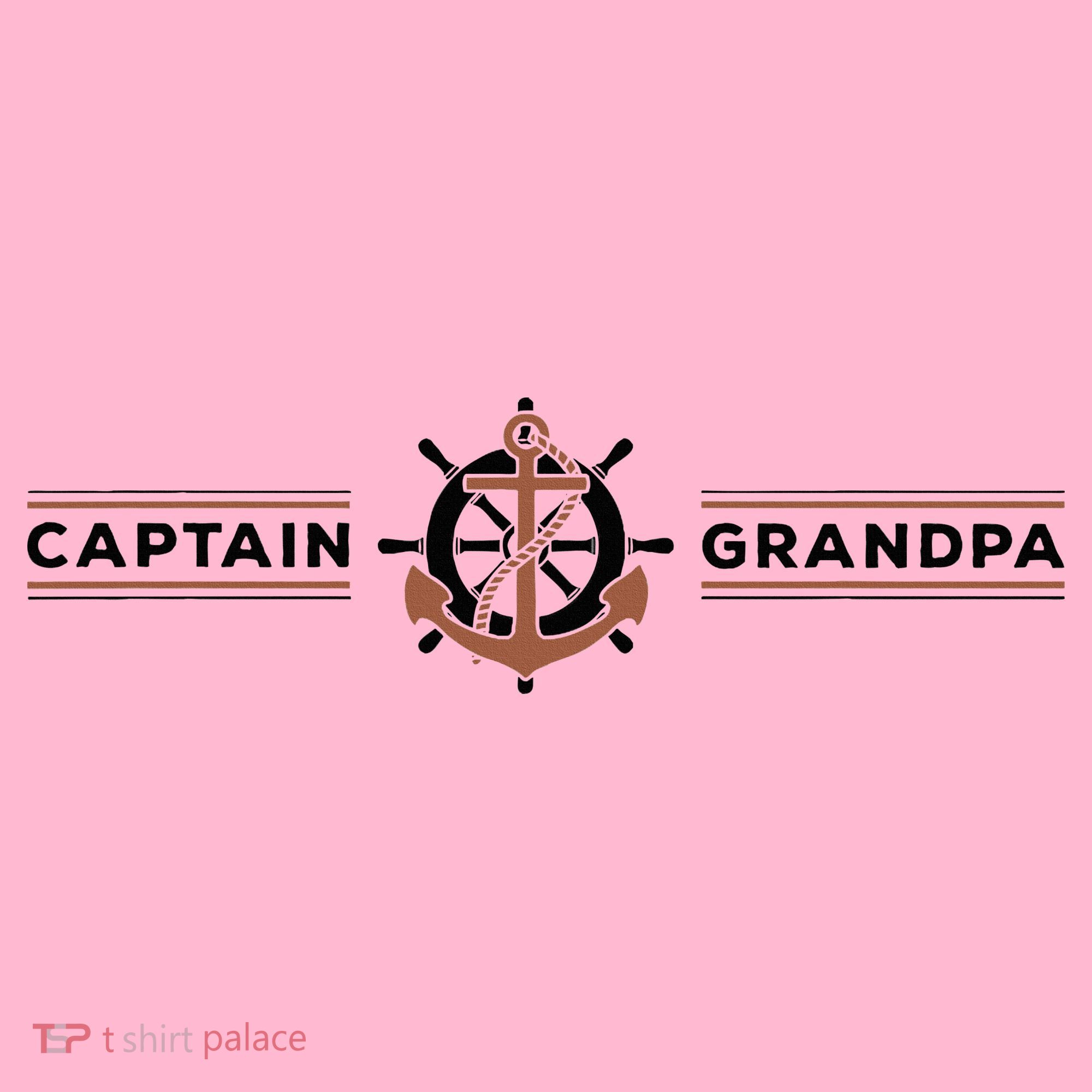 Captain Grandpa Family Grandchild Boating Coaster