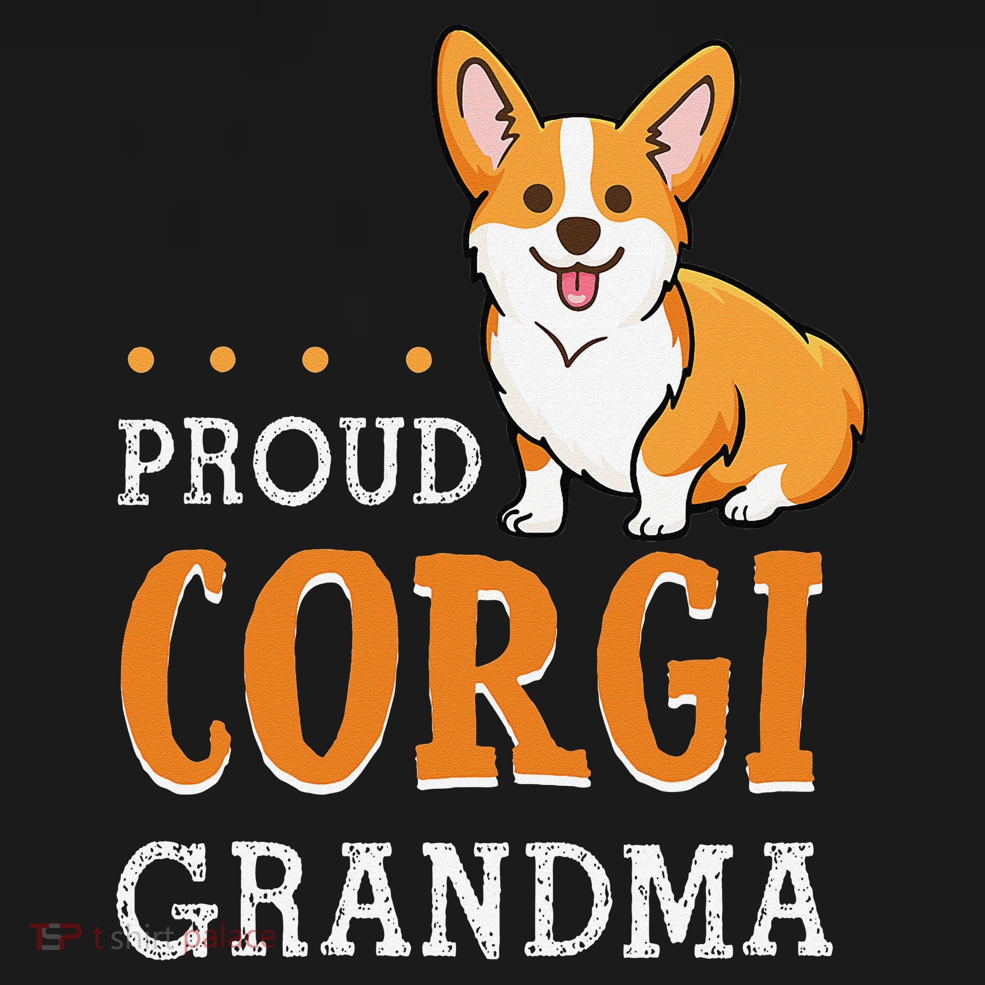 Corgi Grandma Funny Mother's Day Dog Lover Gift Proud Women's Hoodie