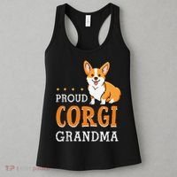 Corgi Grandma Funny Mother's Day Dog Lover Gift Proud Women's Tank Top thumb 3