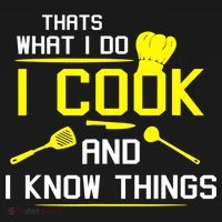 Chef Geek Food FUNNY I COOK AND I KNOW THINGS Backpack thumb 2