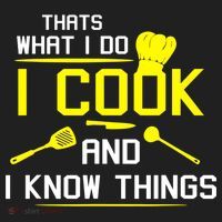 Chef Geek Food FUNNY I COOK AND I KNOW THINGS Tumbler thumb 3