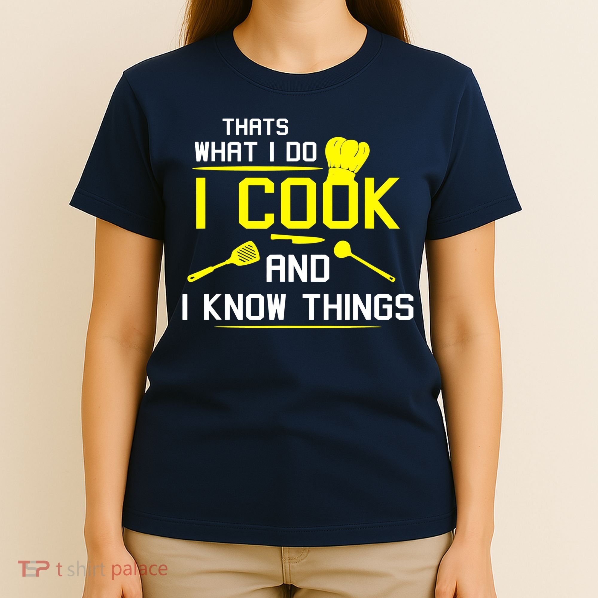 Chef Geek Food FUNNY I COOK AND I KNOW THINGS T-Shirt