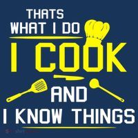 Chef Geek Food FUNNY I COOK AND I KNOW THINGS Women's Hoodie thumb 2