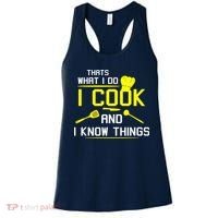 Chef Geek Food FUNNY I COOK AND I KNOW THINGS Women's Tank Top thumb 0