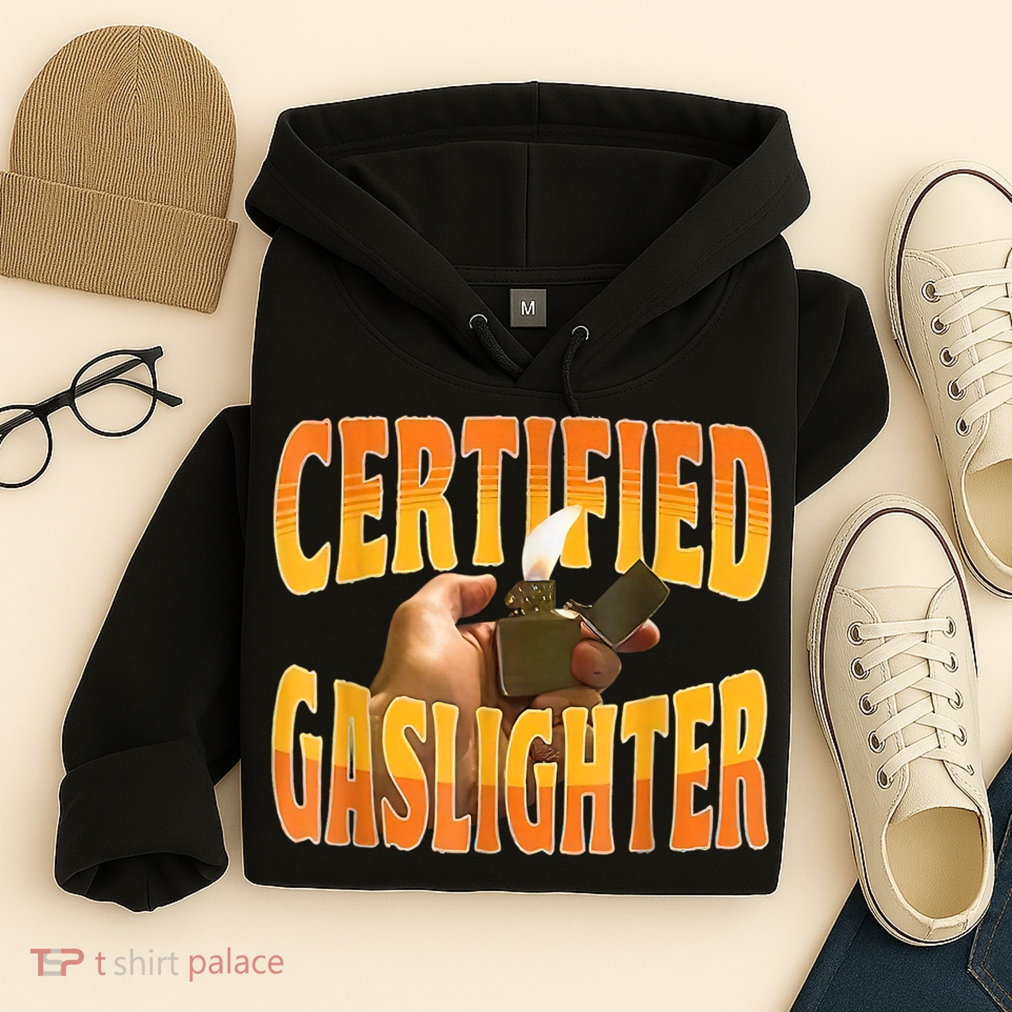 Certified Gaslighter Funny Sarcasm Oddly Specific Meme Hoodie