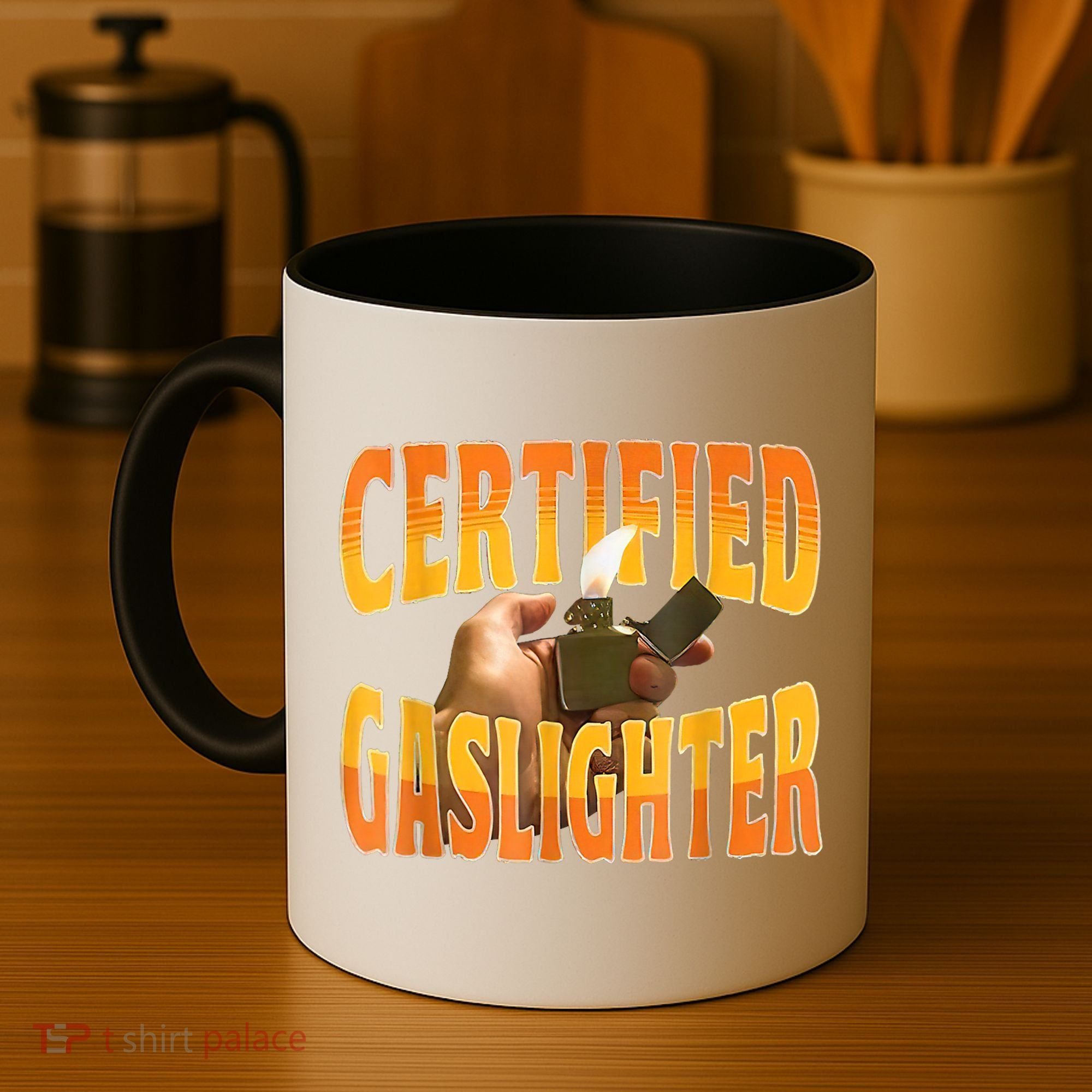 Certified Gaslighter Funny Sarcasm Oddly Specific Meme Coffee Mug