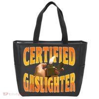 Certified Gaslighter Funny Sarcasm Oddly Specific Meme Tote Bag thumb 0