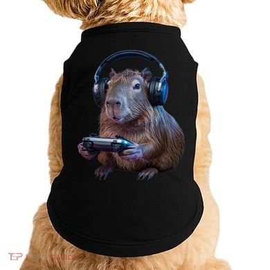 Capybara Gaming - Funny Gamer Capybara  Doggie Tank