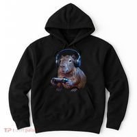 Capybara Gaming - Funny Gamer Capybara  Hoodie thumb 0