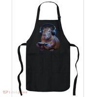 Capybara Gaming - Funny Gamer Capybara  Apron thumb 0