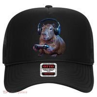 Capybara Gaming - Funny Gamer Capybara  Hat thumb 0