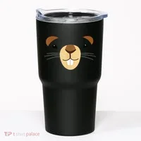 Cute Groundhog Face Tumbler thumb 0