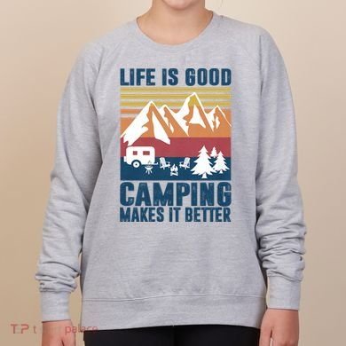Camping Gifts For Camper Camping Makes It Better Women's Sweatshirt