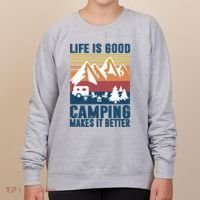 Camping Gifts For Camper Camping Makes It Better Women's Sweatshirt thumb 0