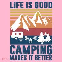 Camping Gifts For Camper Camping Makes It Better Coaster thumb 2