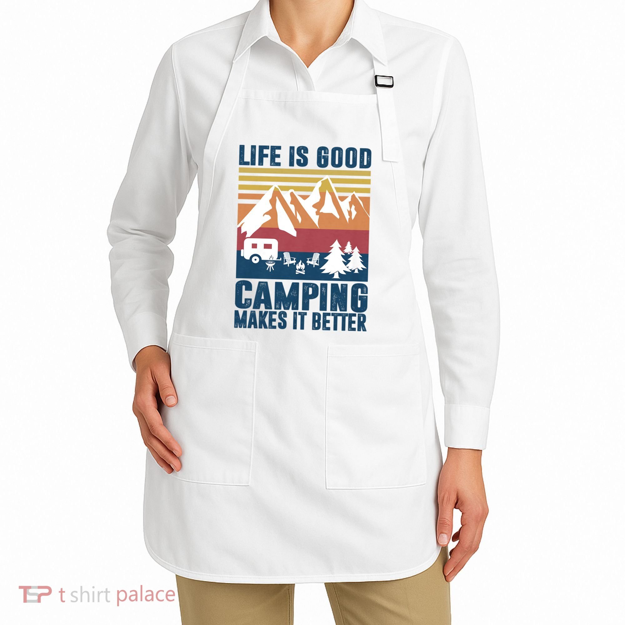 Camping Gifts For Camper Camping Makes It Better Apron