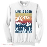 Camping Gifts For Camper Camping Makes It Better Sweatshirt thumb 0