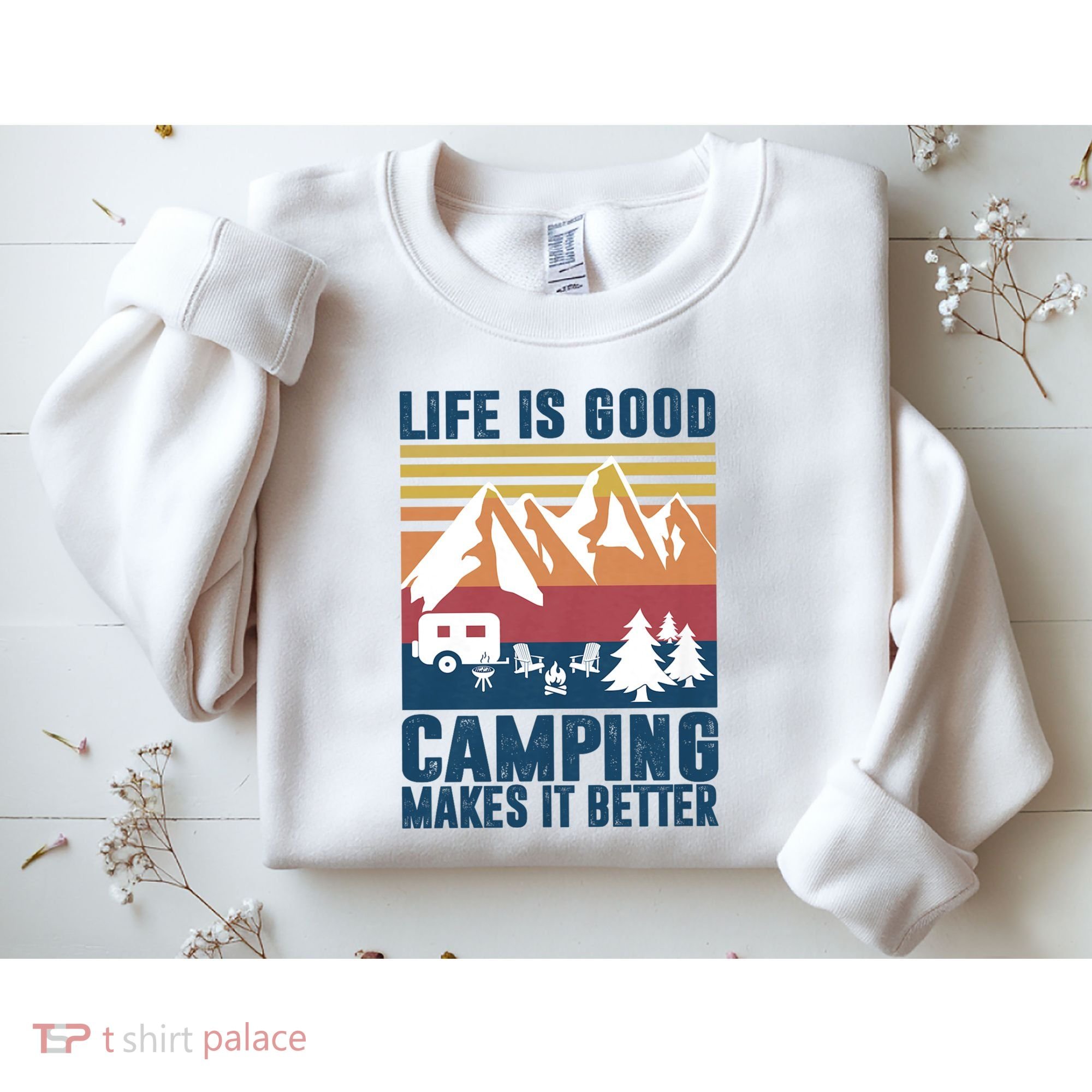 Camping Gifts For Camper Camping Makes It Better Sweatshirt