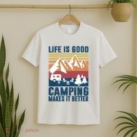 Camping Gifts For Camper Camping Makes It Better T-Shirt thumb 2
