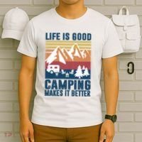 Camping Gifts For Camper Camping Makes It Better T-Shirt thumb 6